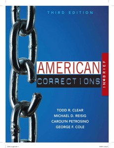 American Corrections in Brief 3rd Edition by Todd R. Clear ebook