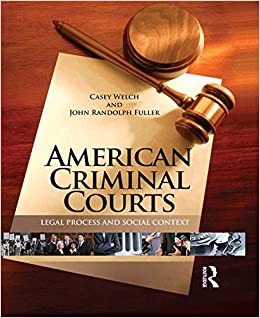 American Criminal Courts: Legal Process and Social Context ebook