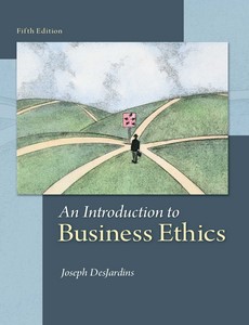 An Introduction to Business Ethics 5th edition by DesJardins ebook