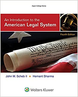 An Introduction To the American Legal System (Aspen College) ebook