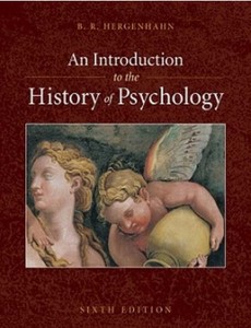 An Introduction to the History of Psychology 6th by B. R.. Hergenhahn ebook