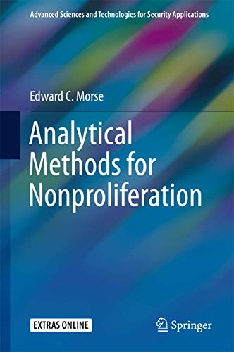 Analytical Methods for Nonproliferation ebook
