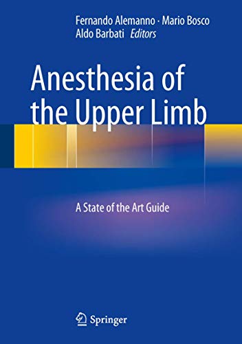 Anesthesia of the Upper Limb ebook