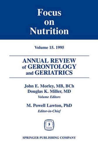 Annual Review of Gerontology and Geriatrics, Volume 15, 1995 ebook