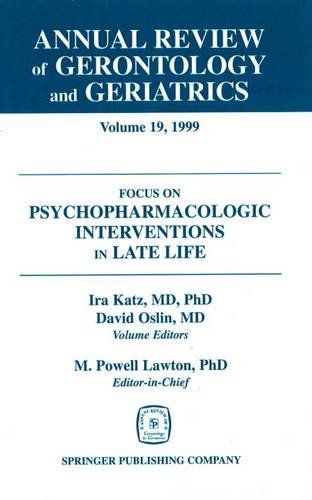 Annual Review of Gerontology and Geriatrics, Volume 19, 1999 ebook