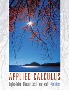 Applied calculus 4th Edition by Deborah Hughes Hallett ebook