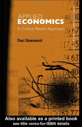 Applied Economics and the Critical Realist Critique ebook