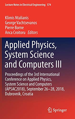 Applied Physics, System Science and Computers III ebook