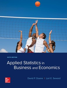 Applied Statistics in Business and Economics 6th Edition by David Doane ebook