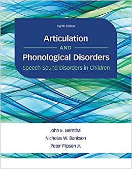 Articulation and Phonological Disorders: Speech Sound Disorders in Children (8th Edition) ebook