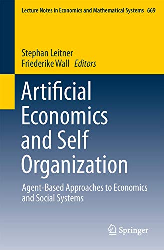 Artificial Economics and Self Organization ebook