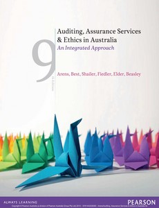 Auditing, Assurance Services and Ethics in Australia 9th edition by Arens ebook