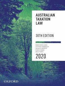 Australian Taxation Law 2020 30th Edition by Woellner, Robin ebook