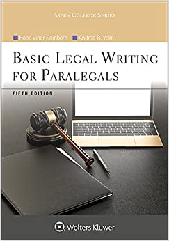Basic Legal Writing for Paralegals (Aspen College Series) ebook