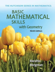 Basic Mathematical Skills with Geometry 9th Edition by Stefan Baratto ebook
