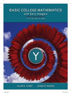 Basic Mathematics for College Students with Early Integers 5th Edition by Alan S. Tussy ebook