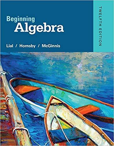 Beginning Algebra 12th Edition by Margaret L. Lial ebook