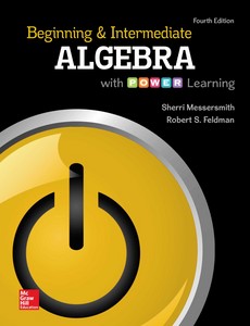 Beginning and Intermediate Algebra with P.O.W.E.R. Learning 4th Edition by Sherri Messersmith ebook