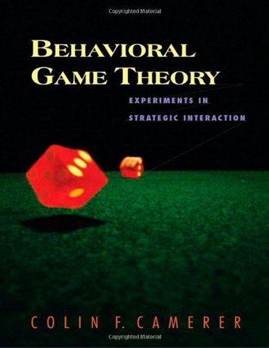 Behavioral Game Theory ebook