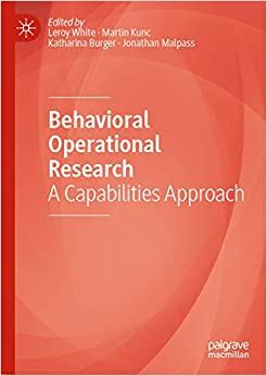 Behavioral Operational Research: A Capabilities Approach ebook
