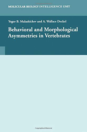 Behavioural and Morphological Asymmetries in Vertebrates ebook
