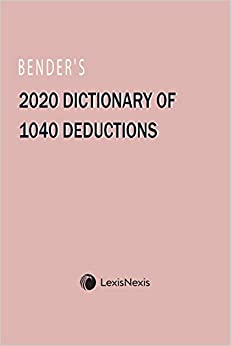 Bender's Dictionary of 1040 Deductions ebook