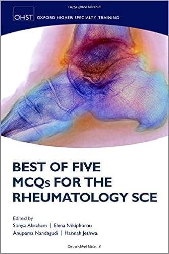 Best of Five MCQs for the Rheumatology SCE (Oxford Speciality Training; Revision Texts) ebook
