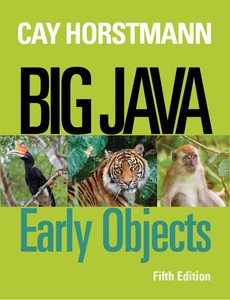 Big Java Early Objects 5th Edition by Cay S. Horstmann ebook