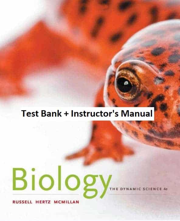 Biology: The Dynamic Science (4th Edition) ? Test Bank ebook