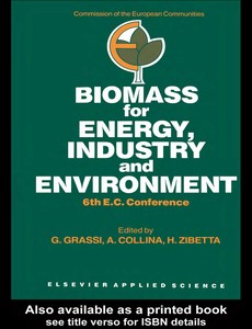 Biomass for Energy, Industry and Environment 6th E.C. Conference 1st Edition by G. Grass ebook