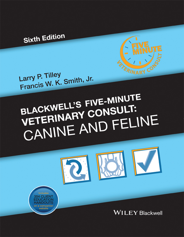 Blackwell's Five-Minute Veterinary Consult: Canine and Feline ebook