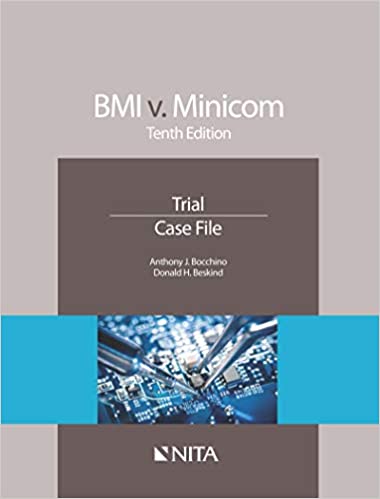 BMI v. Minicom: Trial, Case File (NITA) ebook
