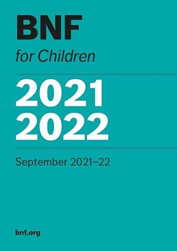 BNF for Children 2021-2022 ebook