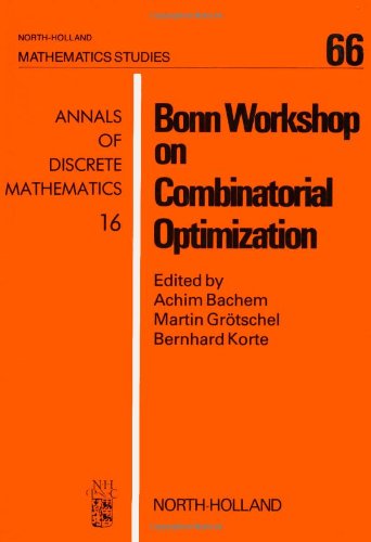 Bonn Workshop on Combinatorial Optimization ebook