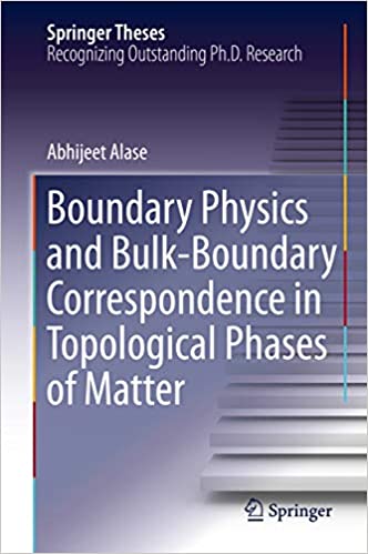 Boundary Physics and Bulk-Boundary Correspondence in Topological Phases of Matter (Springer Theses) ebook