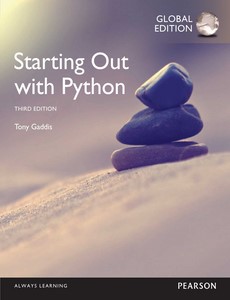 Starting Out with Python 3rd Global Edition by Tony Gaddis ebook