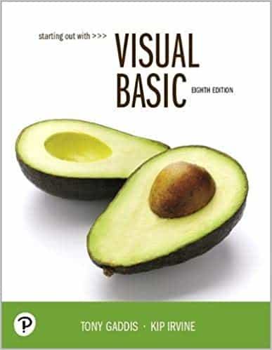Starting Out With Visual Basic (8th Edition) ? ebook
