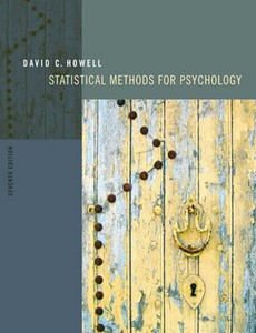 Statistical Methods for Psychology 7th Edition by David C. Howell ebook