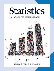 Statistics A Tool for Social Research 4th Canadian Edition by Healey Prus ebook