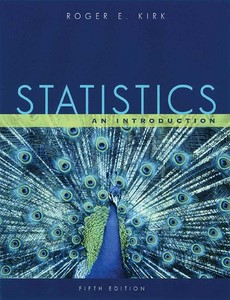 Statistics An Introduction 5th by Roger E. Kirk ebook