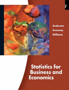 Statistics for Business and Economics 11th Edition by David R. Anderson ebook
