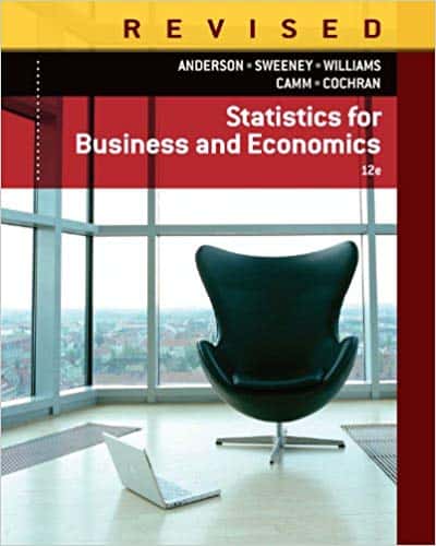 Statistics for Business and Economics (12th Edition, Revised) ? ebook