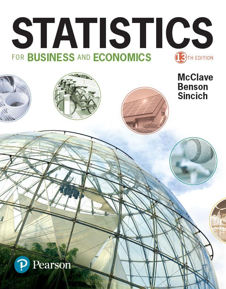 Statistics for Business and Economics 13th Edition by James T. McClave ebook