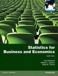 Statistics for Business and Economics 8th Global Edition by Paul Newbold ebook