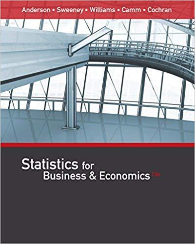 Statistics for Business & Economics 13th Edition by David R. Anderson ebook
