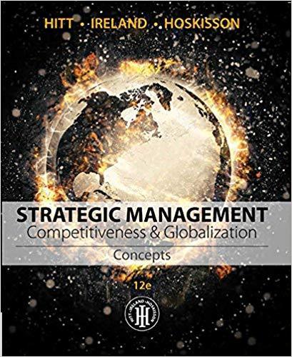 Strategic Management: Concepts: Competitiveness and Globalization 12th Edition by Michael A. Hitt ebook