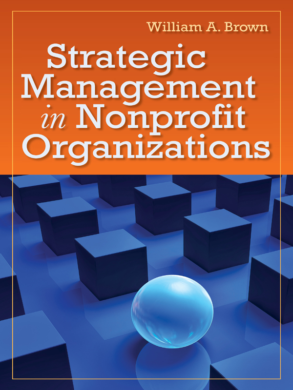 Strategic Management in Nonprofit Organizations ebook