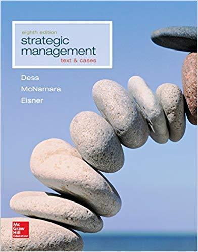 Strategic Management: Text and Cases 8th Edition by Gregory Dess ebook