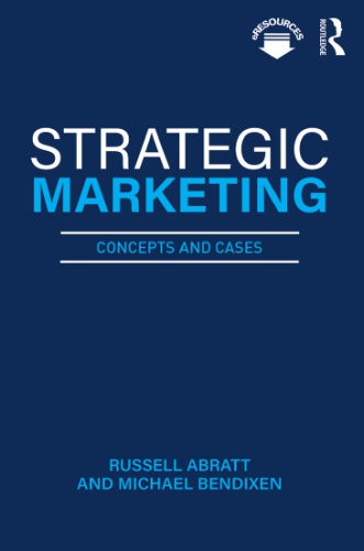 Strategic Marketing: Concepts And Casess ebook