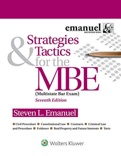 Strategies & Tactics for the MBE (Bar Review) ebook